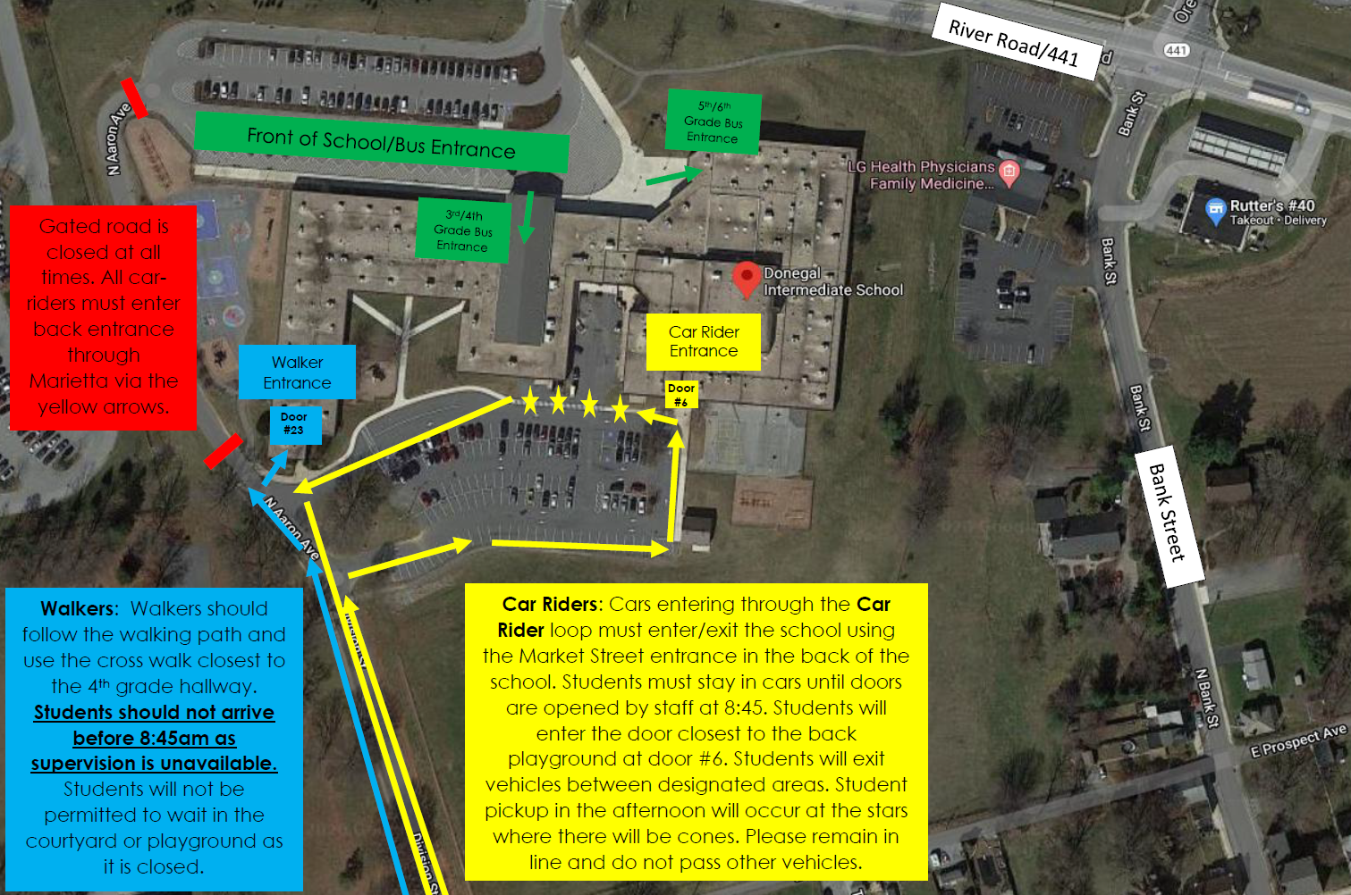 2025-2026 DIS Arrival & Dismissal Map
